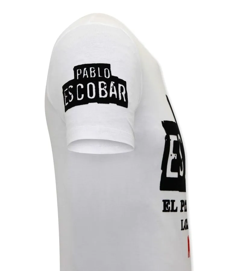 EL  PATRON CAMISETAS HOMBRE  BLANCO
